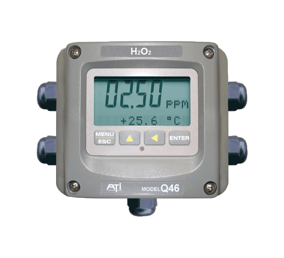 Hydrogen peroxide monitor