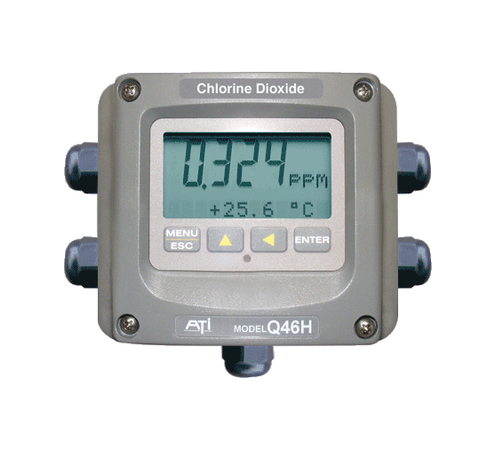 Chlorine dioxide monitor