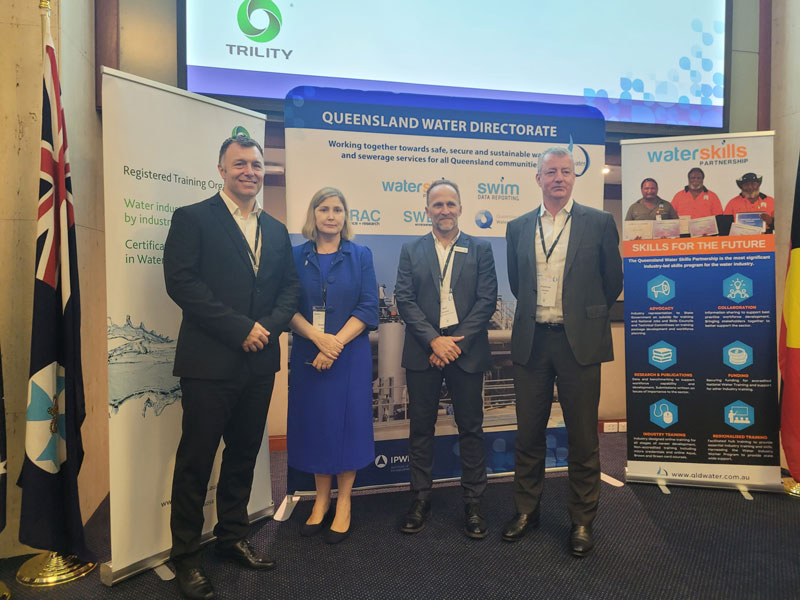 Adrian Blinman presents at the Queensland Water Directorate’s 2024 Water Skills Forum