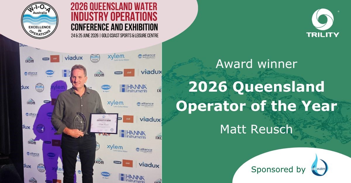 Matt Reusch receiving the 2026 WIOA Queensland Operator of the Year award Matt Reusch receiving the 2026 WIOA Queensland Operator of the Year award